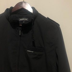 Members Only Iconic Black Racer Jacket
